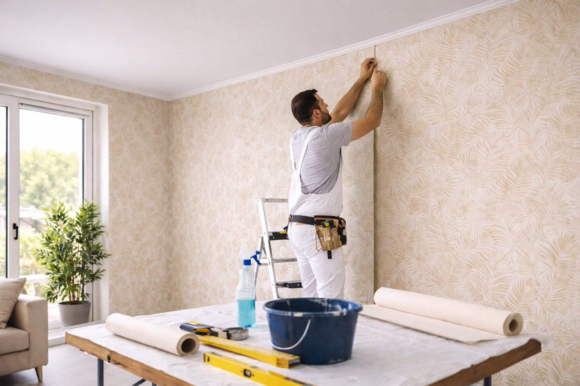 Opsætning og nedtagning af tapet