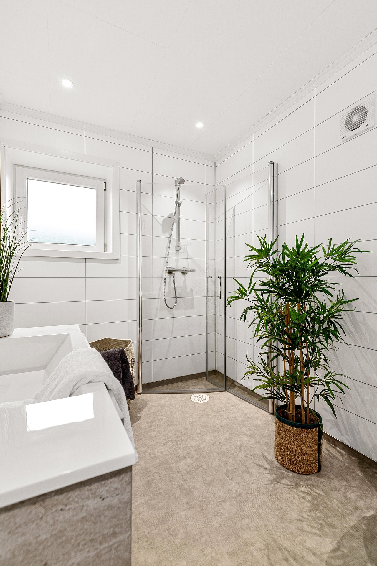 Lyst Badeværelse med Ren Funktionalitet